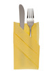 Gabel und Messer mit Beschneidungspfad