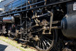 Mecanism of steam loco drive wheels