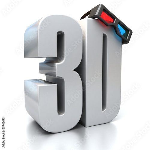 Illustration: 3d glasses 3d glasses