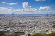Paris skyline. The entire downtown from the Sacre Coeur
