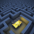 treasure chest in labyrinth