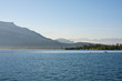 Lever de soleil sur le lac du Bourget