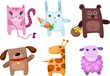 cute animal set