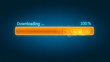Fast internet connection with with hot download status bar Fast internet connection with with hot download status bar