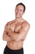 Man with muscles arms crossed Man with muscles arms crossed