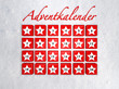Adventkalener im Schnee