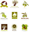 Olive icons and logos Olive icons and logos