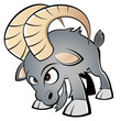 ziege cartoon lustig bock maskottchen