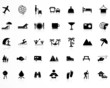 Travel icons set