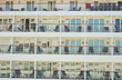 Lateral decks on the sea liner