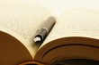 reading a book