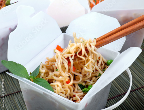 Photo: Take Out Chinese Noodles Take Out Chinese Noodles