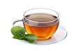 Cup of tea, isolated on a white background.