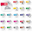 Set of icons for file extensions #2