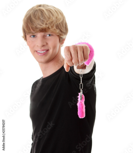 Photo: Pink handcuff Pink handcuff