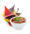 Tortilla chips and salsa