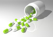 capsules out of jar