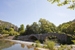 Pont et château du moyen âge