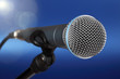 Microphone on stage