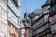 Häuser mit Denkmal Marktplatz Marburg Häuser mit Denkmal Marktplatz Marburg