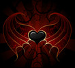 Gothic vampire heart