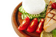 salmon pepper and soft cheese