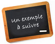un exemple à suivre