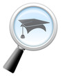 Magnifying Glass Icon "Education"