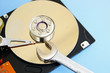 computer hardrive and tool - pc repair