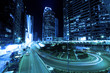 Traffic through downtown in Hong Kong Traffic through downtown in Hong Kong