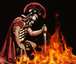 Photo: Portrait of a legionary soldier Portrait of a legionary soldier