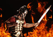 Legionary soldier ready for a war Legionary soldier ready for a war