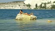 Beautiful young Woman Relaxing on the Beach Beautiful young Woman Relaxing on the Beach