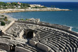 Roman amphitheatre by the sea in Tarragona, Spain Roman amphitheatre by the sea in Tarragona, Spain
