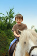 Image : Boy on horse