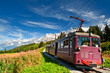 Mountain tram in Alps. France, Chamonix valley. Mountain tram in Alps. France, Chamonix valley.