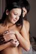 Intimate young lovers