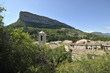 Village de Rémuzat et rocher du Caire