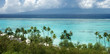 beach and lagoon in French Polynesia