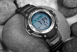 electronic waterproof watch on stone