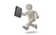 Energetic businessman
