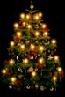 Weihnachtsbaum leuchtend