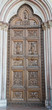 Wooden Portal. St. Francesco Basilica. Assisi. Umbria.