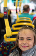fillette dans le bus