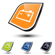 Vektor: Auto Batterie Symbol Auto Batterie Symbol