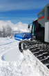 Snowcat in mountains Snowcat in mountains