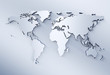 World map blue