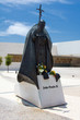 Statue of the pope Joao Paulo II in the Sanctuary of Fatima