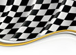 Checkered Flag, vector background