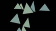 abstract triangles pattern slowly moving